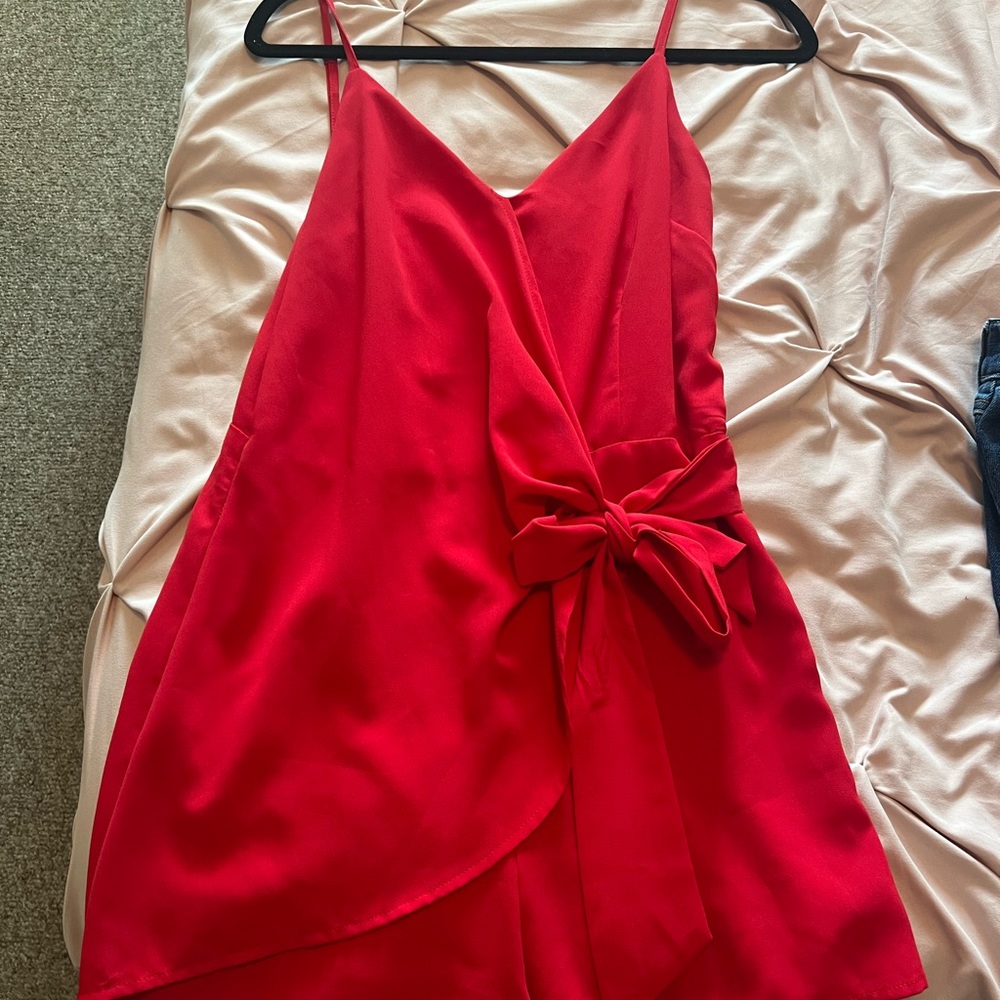 Red romper